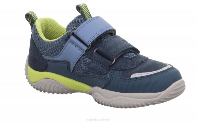 Superfit Blue/Light Green Toddlers STORM - Sneakers low with Velcro Fastener Z6Z8834 - Image 4