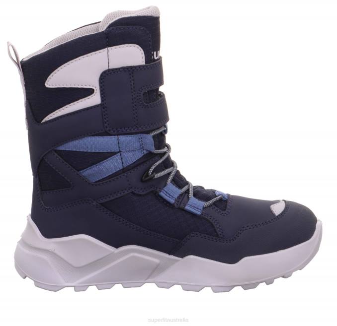 Superfit Blue/Light grey Kids & Teens ROCKET - Boot with Velcro Fastener Z6Z8922 - Image 2