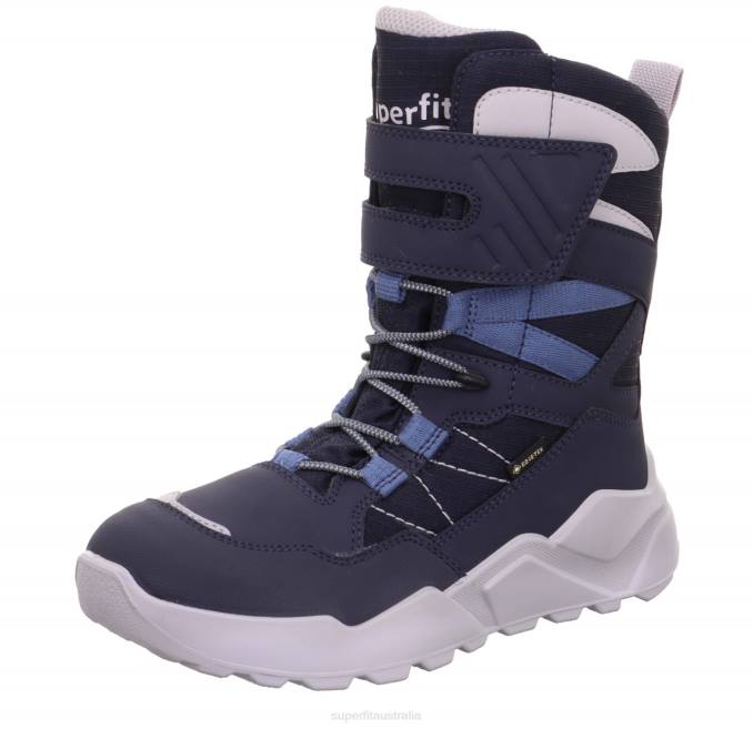 superfit_blue_light_grey_kids_teens_rocket_boot_with_velcro_fastener_z6z8922.jpg Superfit Blue/Light grey Kids & Teens ROCKET - Boot with Velcro Fastener Z6Z8922 - Image 1