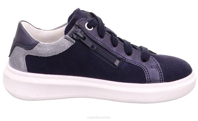 Superfit Blue/Light grey Toddlers COSMO - Sneakers low with Lacing Z6Z8784 - Image 2
