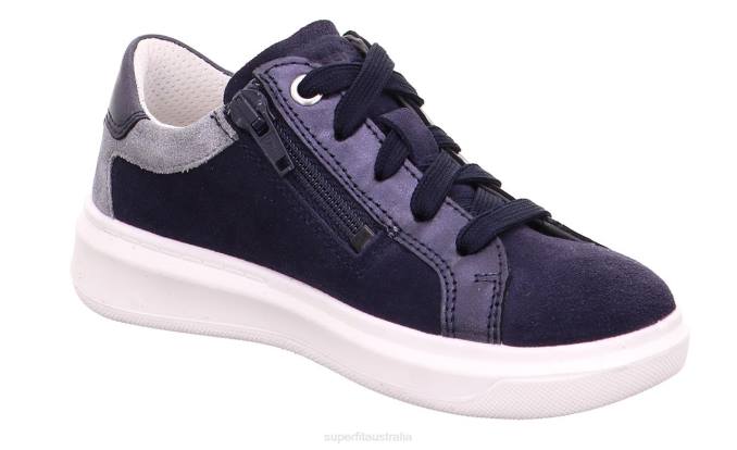 Superfit Blue/Light grey Toddlers COSMO - Sneakers low with Lacing Z6Z8784 - Image 4