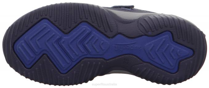 Superfit Blue/Light grey Toddlers STORM - Sneakers low with Velcro Fastener Z6Z8823 - Image 5