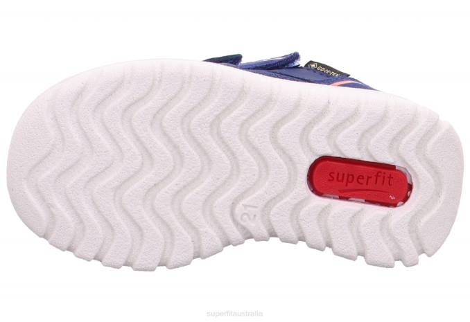 Superfit Blue/Orange Babies SPORT7 MINI - Sneakers low with Velcro Fastener Z6Z8259 - Image 6