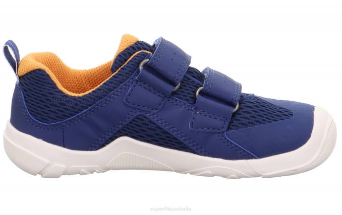 Superfit Blue/Orange Babies TRACE - Sneakers low with Velcro Fastener Z6Z8540 - Image 2