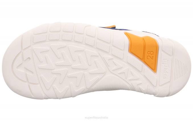 Superfit Blue/Orange Babies TRACE - Sneakers low with Velcro Fastener Z6Z8540 - Image 5