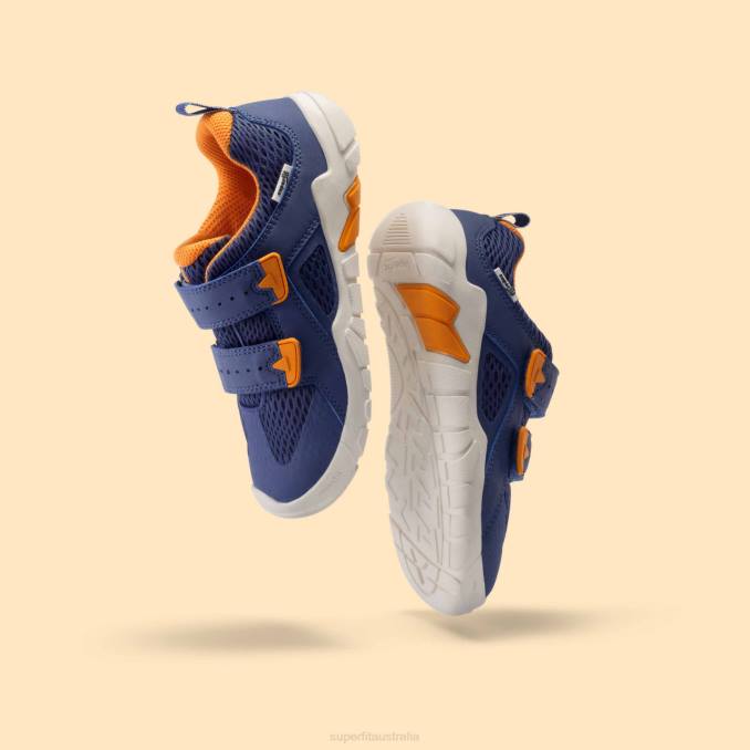 Superfit Blue/Orange Babies TRACE - Sneakers low with Velcro Fastener Z6Z8540 - Image 7
