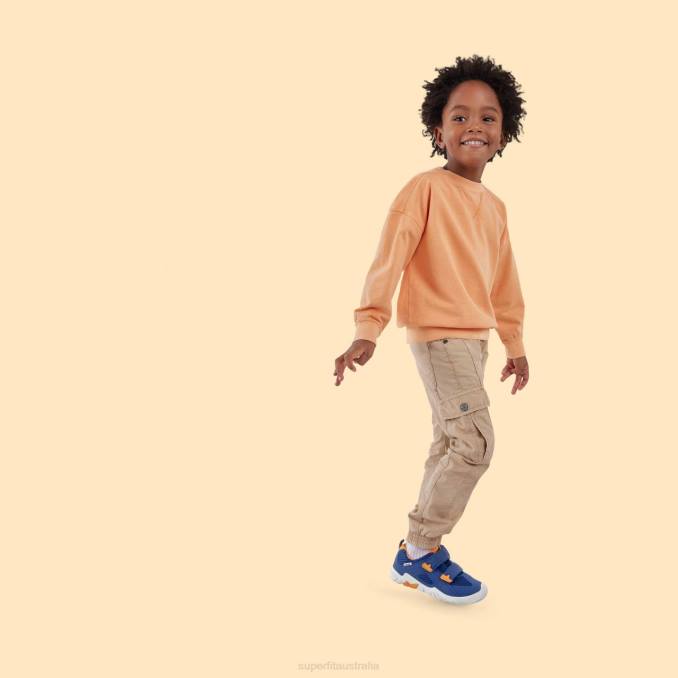 Superfit Blue/Orange Babies TRACE - Sneakers low with Velcro Fastener Z6Z8540 - Image 8