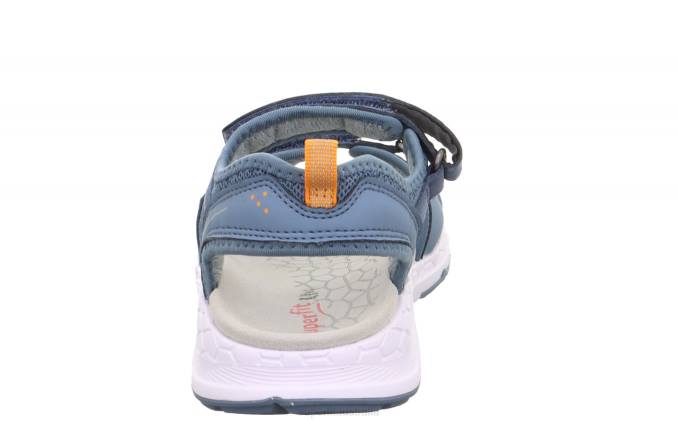 Superfit Blue/Orange Toddlers CRISS CROSS - Sandal with Velcro Fastener Z6Z8630 - Image 3