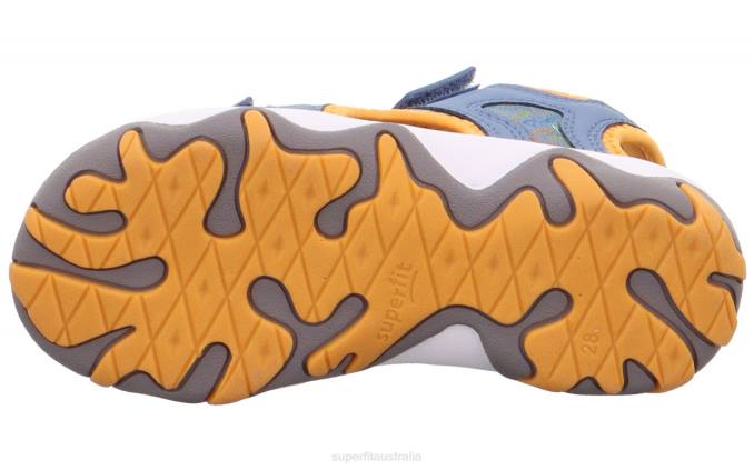 Superfit Blue/Orange Toddlers MIKE 3.0 - Sandal with Velcro Fastener Z6Z8647 - Image 5