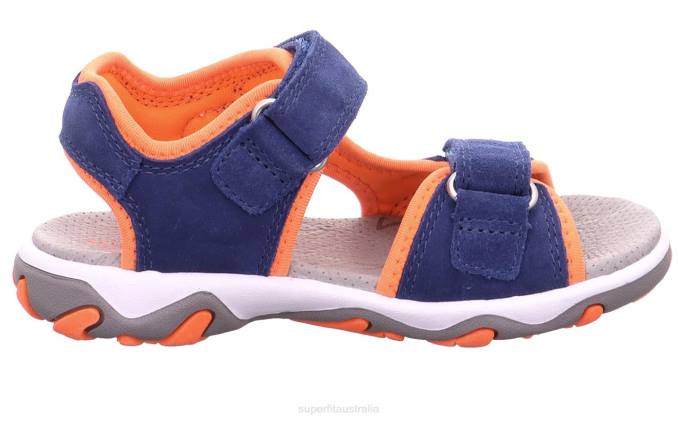 Superfit Blue/Orange Toddlers MIKE 3.0 - Sandal with Velcro Fastener Z6Z8661 - Image 2