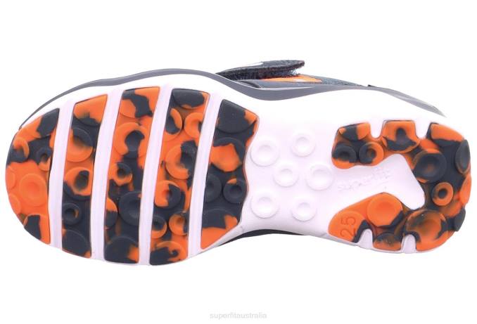 Superfit Blue/Orange Toddlers SPORT5 - Sneakers low with Velcro Fastener Z6Z8771 - Image 5