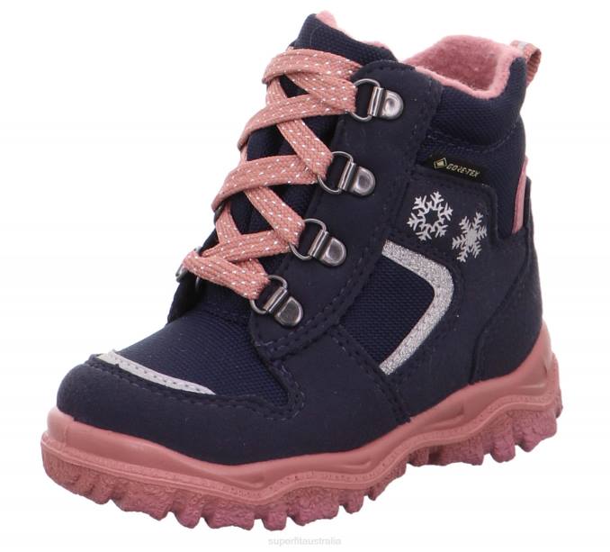 superfit_blue_pink_babies_husky1_boot_with_lacing_z6z8460.jpg Superfit Blue/Pink Babies HUSKY1 - Boot with Lacing Z6Z8460 - Image 1