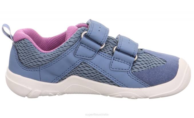 Superfit Blue/Purple Babies TRACE - Sneakers low with Velcro Fastener Z6Z8547 - Image 2
