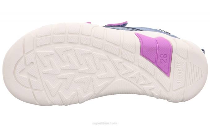 Superfit Blue/Purple Babies TRACE - Sneakers low with Velcro Fastener Z6Z8547 - Image 5