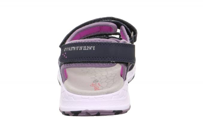 Superfit Blue/Purple Toddlers CRISS CROSS - Sandal with Velcro Fastener Z6Z8670 - Image 3