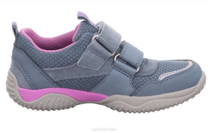 Superfit Blue/Purple Toddlers STORM - Sneakers low with Velcro Fastener Z6Z8818 - Image 2