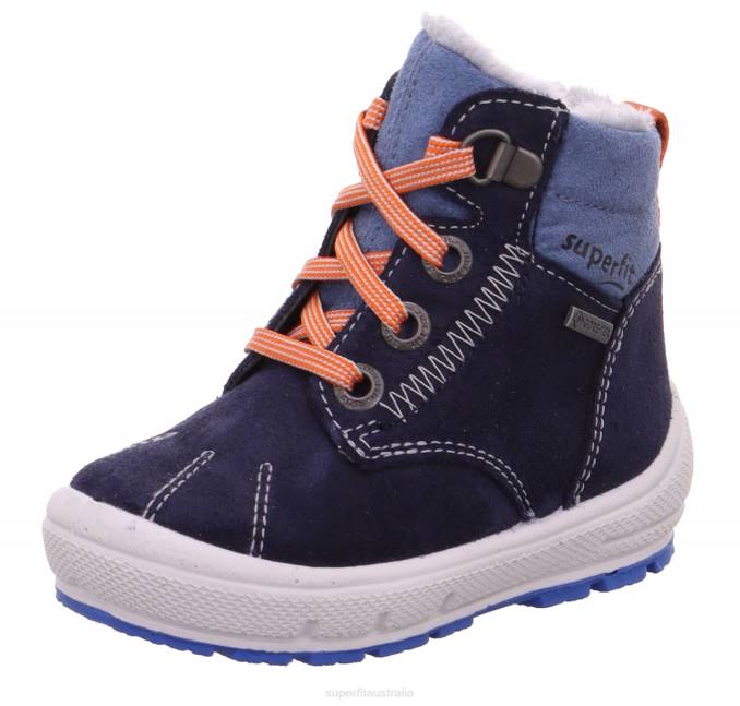 superfit_blue_red_babies_groovy_boot_with_lacing_z6z8459.jpg Superfit Blue/Red Babies GROOVY - Boot with Lacing Z6Z8459 - Image 1