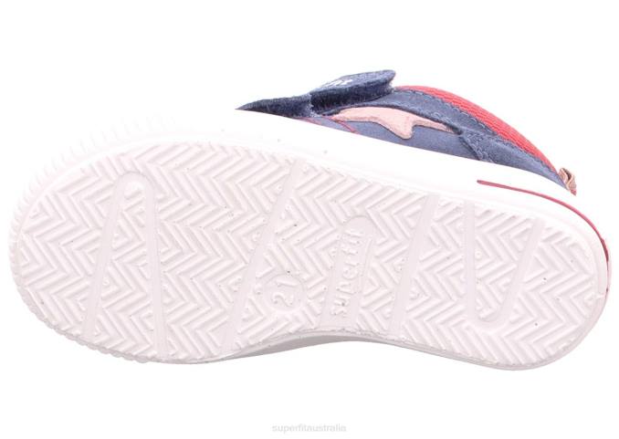 Superfit Blue/Red Babies MOPPY - Sneakers low with Velcro Fastener Z6Z8309 - Image 5
