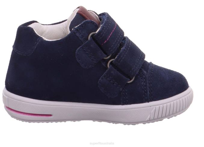 Superfit Blue/Red Babies MOPPY - Sneakers low with Velcro Fastener Z6Z8379 - Image 2