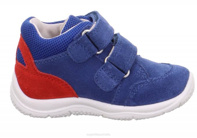Superfit Blue/Red Babies UNIVERSE - Sneakers low with Velcro Fastener Z6Z8343 - Image 2