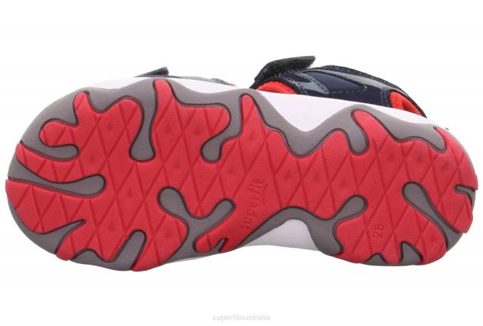 Superfit Blue/Red Toddlers MIKE 3.0 - Sandal with Velcro Fastener Z6Z8633 - Image 5