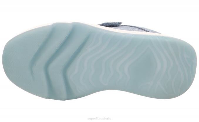 Superfit Blue/Silver Toddlers MELODY - Sneakers low with Velcro Fastener Z6Z8820 - Image 5