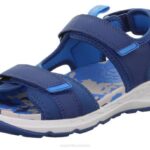 Superfit Blue Toddlers CRISS CROSS - Sandal with Velcro Fastener Z6Z8627