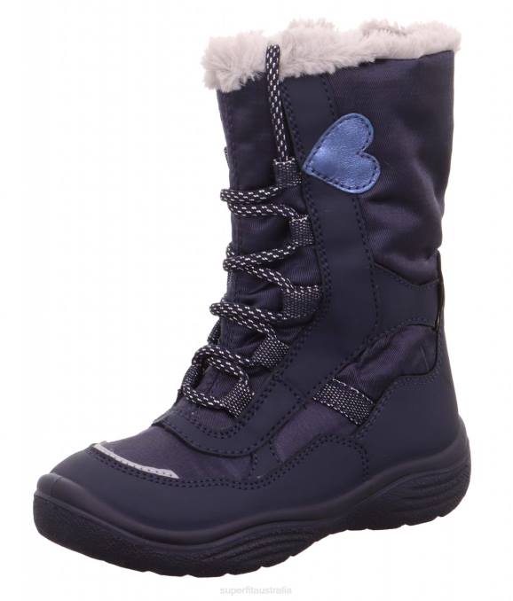 superfit_blue_toddlers_crystal_boot_with_zip_z6z8709.jpg Superfit Blue Toddlers CRYSTAL - Boot with Zip Z6Z8709 - Image 1