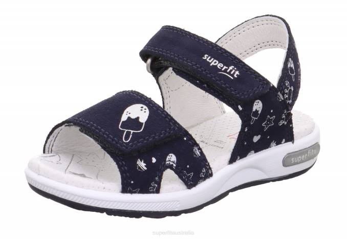 superfit_blue_toddlers_emily_sandal_with_velcro_fastener_z6z8660.jpg Superfit Blue Toddlers EMILY - Sandal with Velcro Fastener Z6Z8660 - Image 1