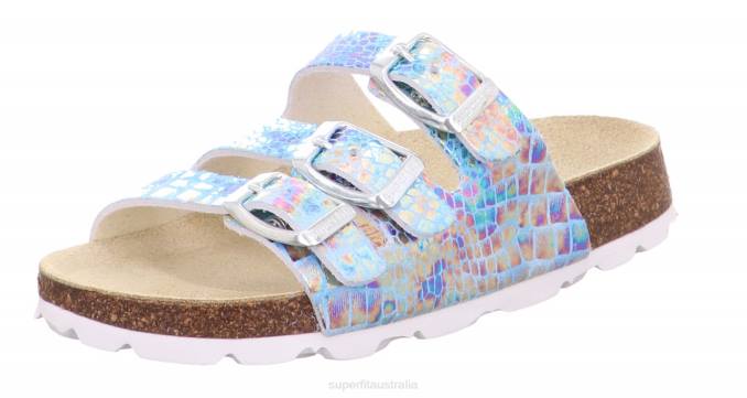 superfit_blue_toddlers_fussbettpantoffel_slipper_with_buckle_z6z8597.jpg Superfit Blue Toddlers FUSSBETTPANTOFFEL - Slipper with Buckle Z6Z8597 - Image 1