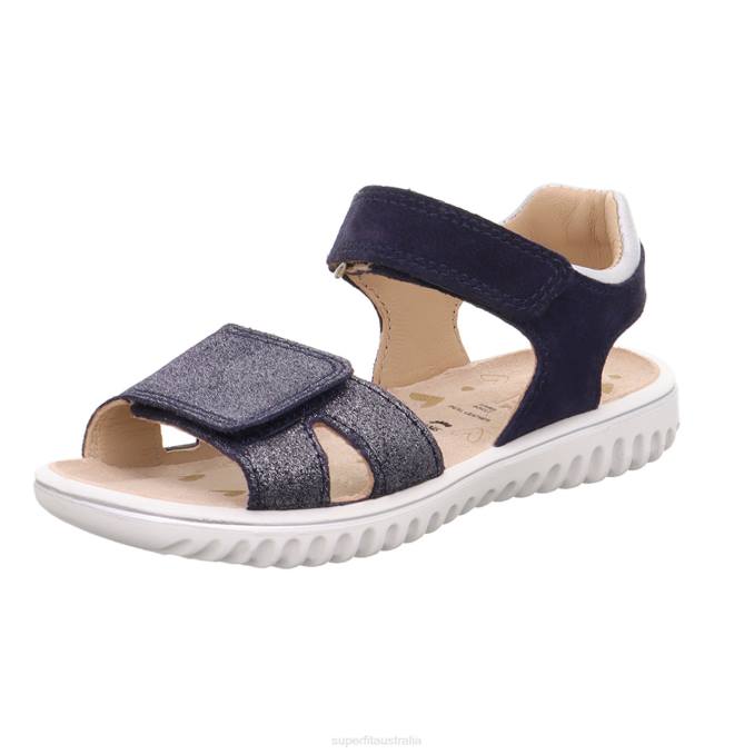 superfit_blue_toddlers_sparkle_sandal_with_velcro_fastener_z6z8620.jpg Superfit Blue Toddlers SPARKLE - Sandal with Velcro Fastener Z6Z8620 - Image 1