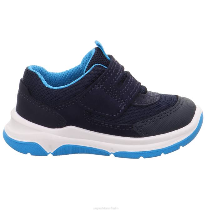 Superfit Blue/Turquoise Babies COOPER - Sneakers low with Velcro Fastener Z6Z8334 - Image 2