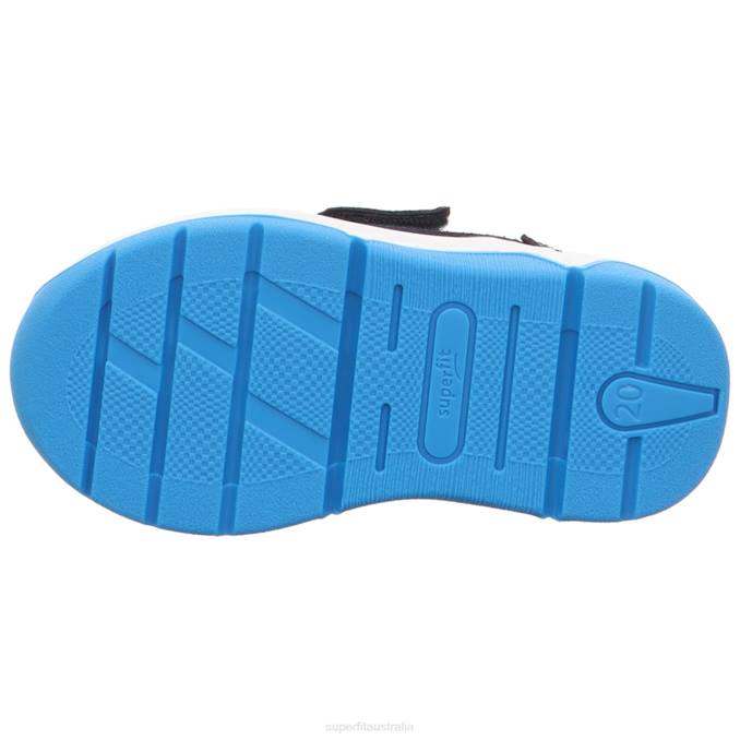 Superfit Blue/Turquoise Babies COOPER - Sneakers low with Velcro Fastener Z6Z8334 - Image 5