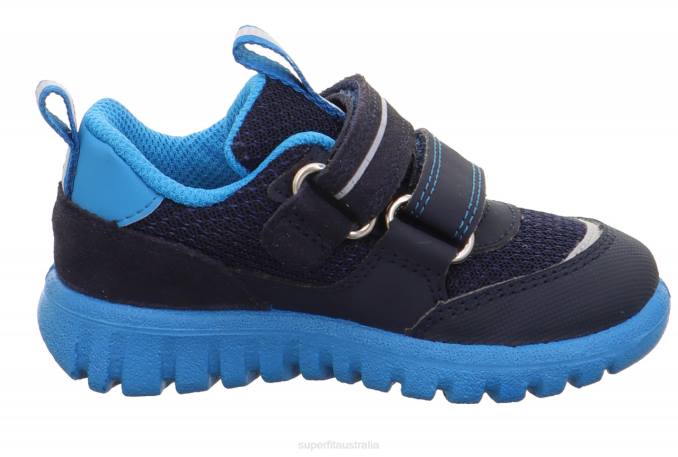 Superfit Blue/Turquoise Babies SPORT7 MINI - Sneakers low with Velcro Fastener Z6Z8320 - Image 2
