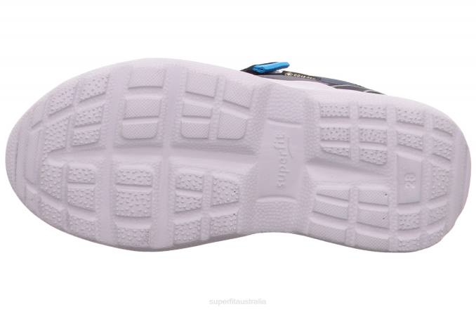 Superfit Blue/Turquoise Kids & Teens RUSH - Sneakers low with Velcro Fastener Z6Z8535 - Image 5
