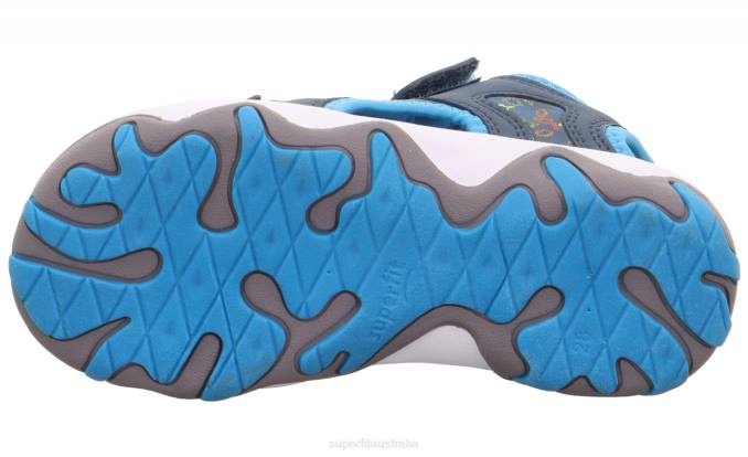 Superfit Blue/Turquoise Toddlers MIKE 3.0 - Sandal with Velcro Fastener Z6Z8621 - Image 5