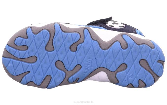 Superfit Blue/Turquoise Toddlers MIKE 3.0 - Sandal with Velcro Fastener Z6Z8628 - Image 5
