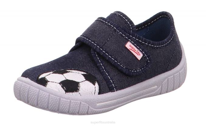 superfit_blue_white_babies_bill_slipper_with_velcro_fastener_z6z814.jpg Superfit Blue/White Babies BILL - Slipper with Velcro Fastener Z6Z814 - Image 1