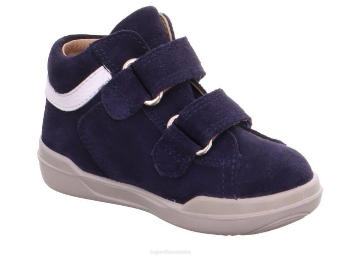Superfit Blue/White Babies SUPERFREE - Sneakers low with Velcro Fastener Z6Z8351 - Image 4