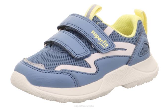 superfit_blue_yellow_babies_rush_sneakers_low_with_velcro_fastener_z6z8251.jpg Superfit Blue/Yellow Babies RUSH - Sneakers low with Velcro Fastener Z6Z8251 - Image 1