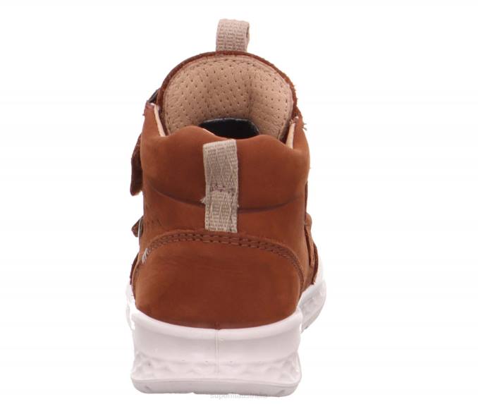 Superfit Brown/Beige Babies BREEZE - Sneakers high with Velcro Fastener Z6Z8405 - Image 3