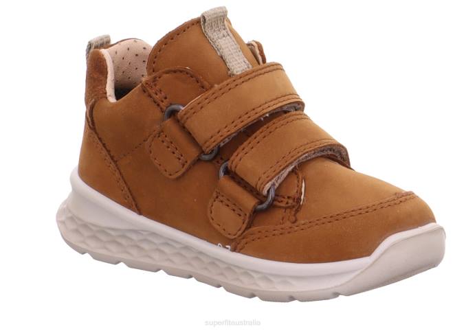 Superfit Brown/Beige Babies BREEZE - Sneakers low with Velcro Fastener Z6Z8325 - Image 4
