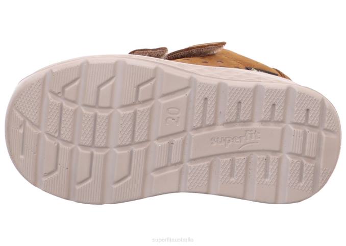 Superfit Brown/Beige Babies BREEZE - Sneakers low with Velcro Fastener Z6Z8325 - Image 5