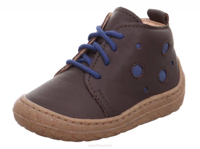 superfit_brown_blue_babies_saturnus_sneakers_low_with_lacing_z6z8402.jpg Superfit Brown/Blue Babies SATURNUS - Sneakers low with Lacing Z6Z8402 - Image 1