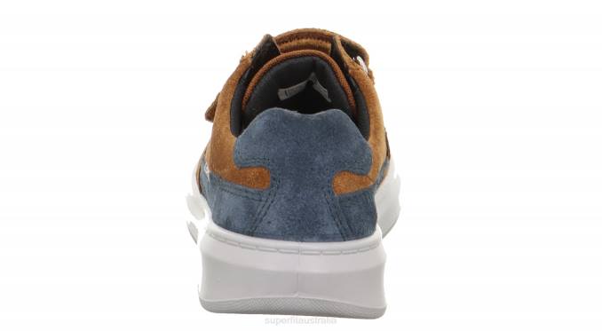 Superfit Brown/Blue Toddlers COSMO - Sneakers low with Velcro Fastener Z6Z8781 - Image 3