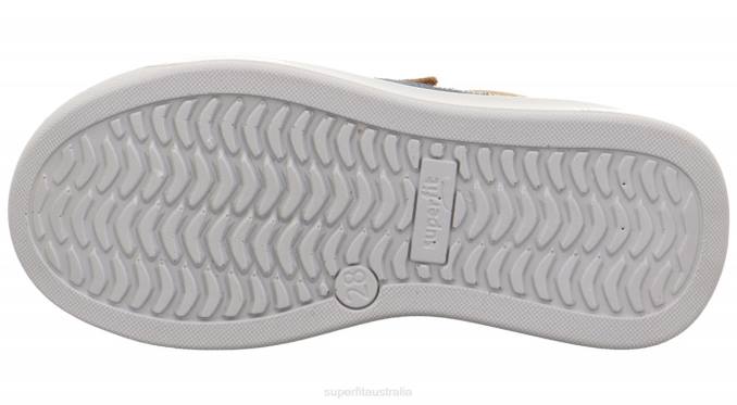 Superfit Brown/Blue Toddlers COSMO - Sneakers low with Velcro Fastener Z6Z8781 - Image 5