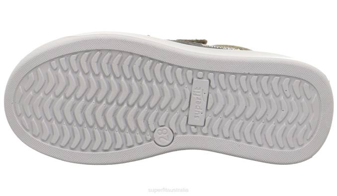 Superfit Green/Grey Toddlers COSMO - Sneakers low with Velcro Fastener Z6Z8801 - Image 5