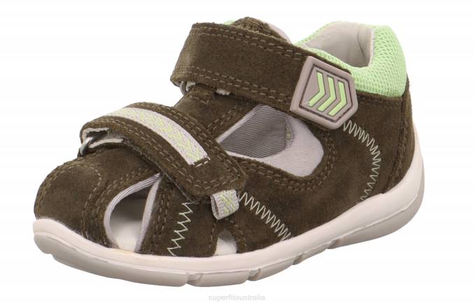 superfit_green_light_green_babies_freddy_sandal_with_velcro_fastener_z6z8168.jpg Superfit Green/Light Green Babies FREDDY - Sandal with Velcro Fastener Z6Z8168 - Image 1