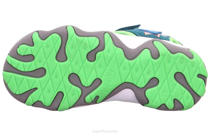 Superfit Green/Light Green Toddlers MIKE 3.0 - Sandal with Velcro Fastener Z6Z8626 - Image 5