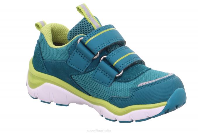 Superfit Green/Light Green Toddlers SPORT5 - Sneakers low with Velcro Fastener Z6Z8789 - Image 4